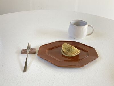 常滑焼 箸置き　ショートブレッド2個セット お箸置き お箸 箸 かわいい 可愛い キュート 写真映え SNS映え 陶器 陶器製 伝統工芸 伝統工芸品 セット 2個セット ショートブレッド ショートブレ