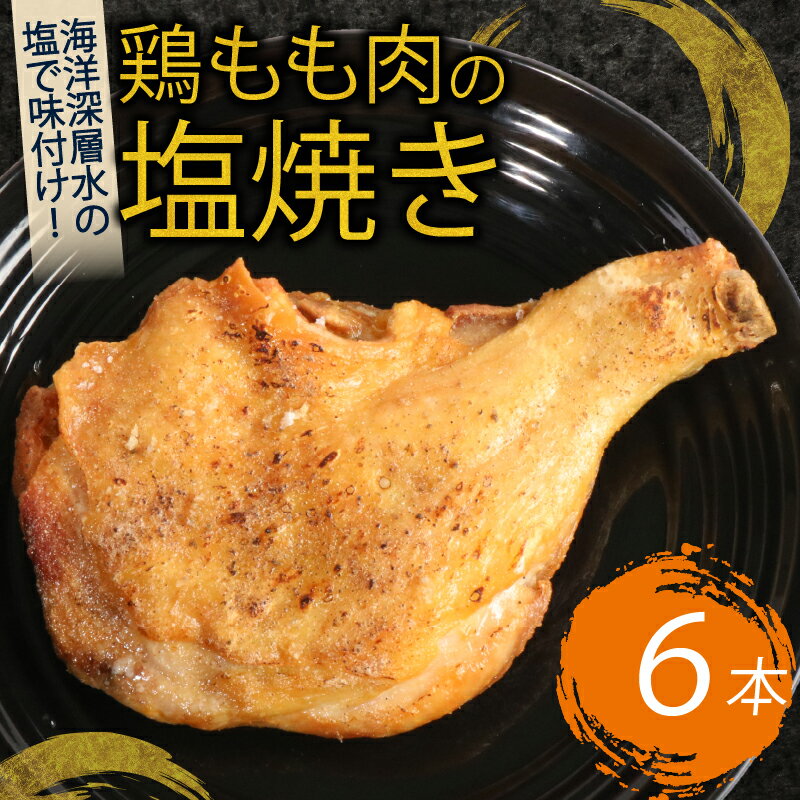 【ふるさと納税】初音 彩どり 鶏もも肉の塩焼き 6本 1本あたり約250g (調理後) 骨付き 味付き 肉 鶏肉 もも肉 モモ肉 鳥肉 とり肉 焼き鳥 焼鳥 やきとり ヤキトリ パーティー 惣菜 冷凍 簡単調理 送料無料 hn012