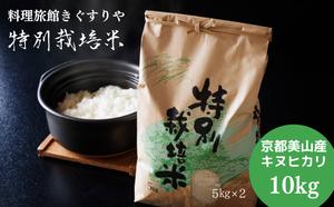 【先行予約】料理旅館きぐすりや　令和7年産 　特別栽培米キヌヒカリ 10kg