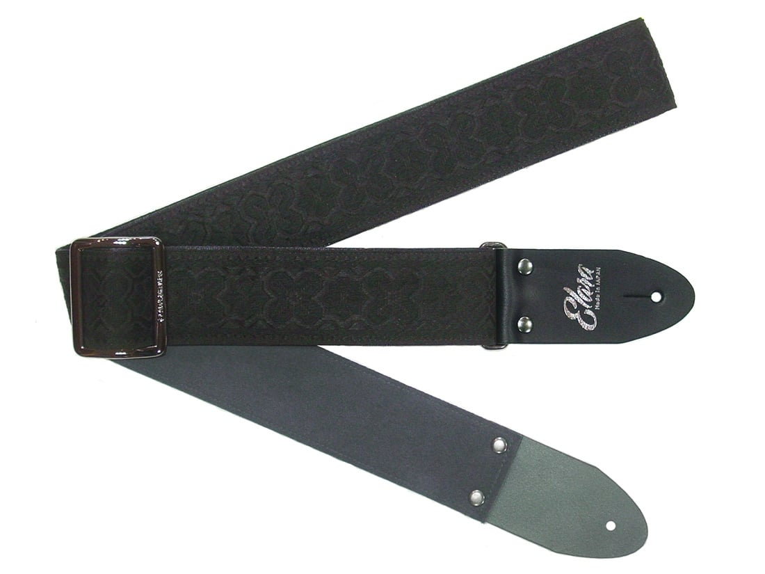 
                  【ギターストラップ】 Elara Straps Windmolen Noir Ultrasuede 郡上市 レザー 真鍮バックル ウルトラスエード プロ仕様 エレキ アコギ ベース Ksound 小林楽器店
                