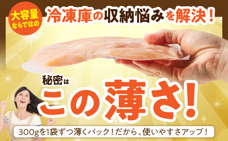 宮崎県産 若鶏切身もも肉 2.4kg（300g×8袋）【3か月定期便】 肉 お肉 精肉 鶏肉 鶏 鳥 とり とりにく 若鶏 若鳥 もも モモ肉 切身 カット済み 小分け パック 便利 からあげ お弁当