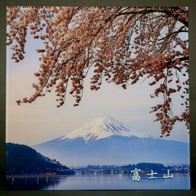 【ふるさと納税】富士山アクリルパネル　30SQ　春【配送不可地域：離島】【1542239】