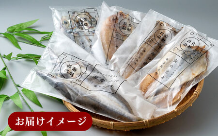 【全3回定期便】対馬 一汐干し お魚 セット 5種20枚 詰め合わせ アジ 穴子 カマス 連子鯛 干物 [WAI069]