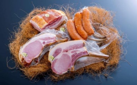 093-620 米の恵豚 骨付き ロースハム セット ウインナー ベーコン ギフト