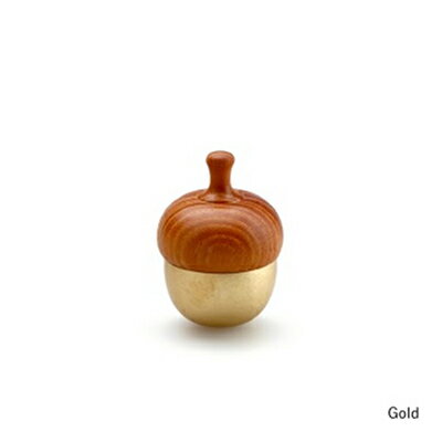 【ふるさと納税】【高岡銅器】まどか どんぐりん Gold　空穏KUON　おりん　民芸品 工芸品 伝統技術 おりん