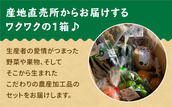 【全6回定期便】【隔月発送】新鮮野菜・加工品 おまかせ詰め合わせ【だいちの家】 [HAG017]