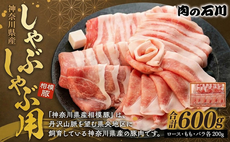 【ふるさと納税】神奈川県産 相模豚 肉の石川 しゃぶしゃぶ用 ロース 豚ロース もも モモ バラ ブランド豚 お肉 豚肉 鍋用 贈り物 夕食 団らん お祝い ひらつか匠の店 送料無料 神奈川県 平塚市