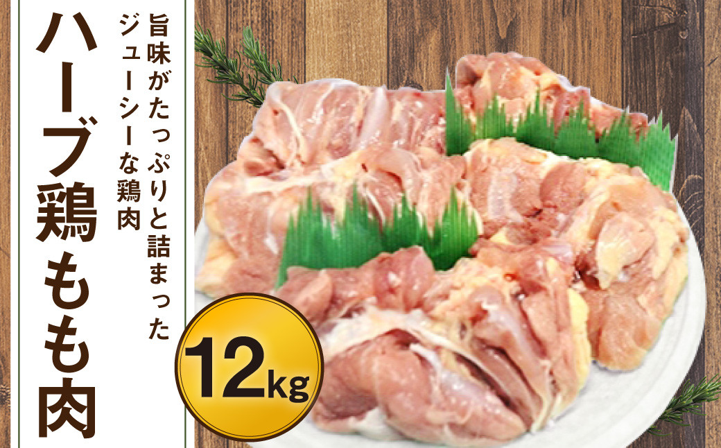 
170-1073 【業務用】 ハーブ鶏 もも肉 約12kg （約2kg×6パック）
