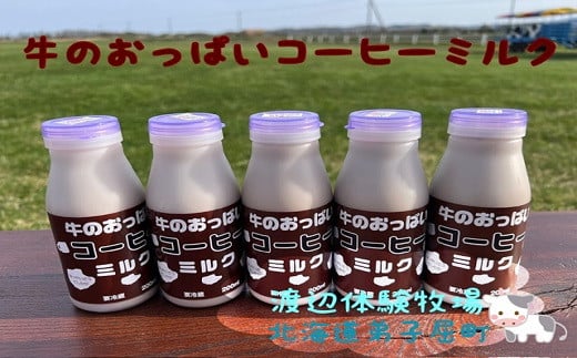 
1852.牛のおっぱいコーヒーミルク５本セット　渡辺体験牧場
