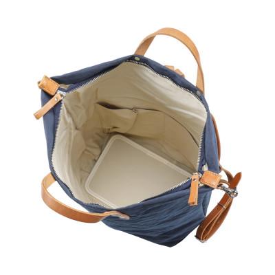 ふるさと納税 豊岡市 豊岡鞄　リュック　ネイビー　TUTUMU books　(S2100　24-153) |  | 03