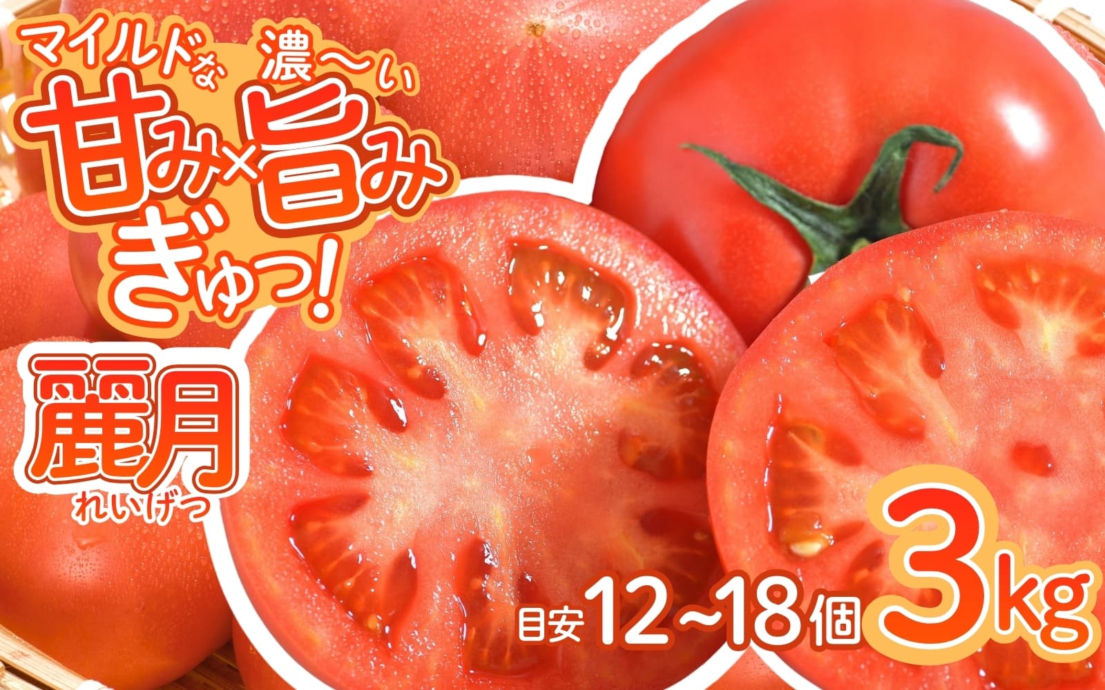 デリシャスファームのトマト(麗月)3キロ箱 / とまと 野菜 トマト【delf011】