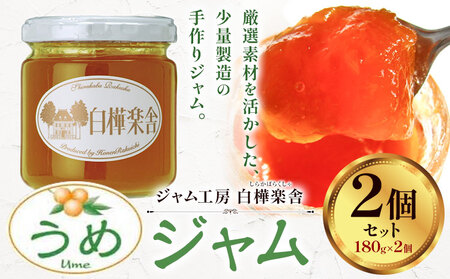ジャム うめジャム 2個 180g × 2個  豊年楽市有限会社《30日以内に出荷予定(土日祝除く)》| ジャム ジャム ジャム