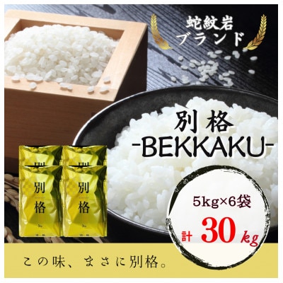 令和7年産新米・2025年9月以降発送【ブランド別格米30kg】