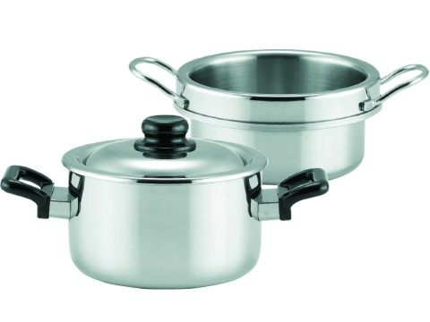 
余熱 & 湯煎調理鍋 ニューグッドベンリー18cm／20cm 鍋セット FC035040
