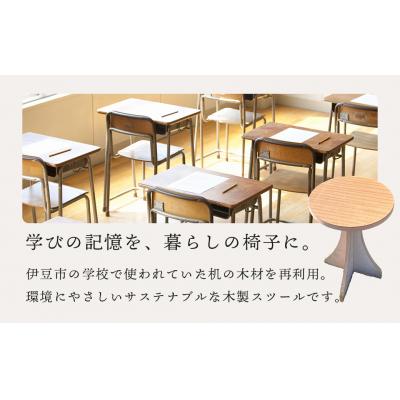 ふるさと納税 伊豆市 伊豆市の学校机を再利用 した「BBQコンロと木製スツール」セット |  | 01