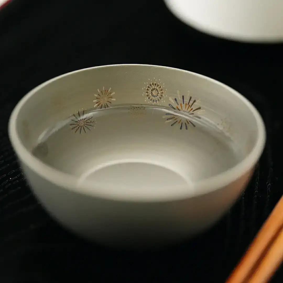 純チタン製お猪口 裕(Yuu)・夏(花火) オシャレ おちょこ ぐいのみ おしゃれ 酒器 日本酒 チタン 燕三条製 プレゼント 退職祝い  【022S068】