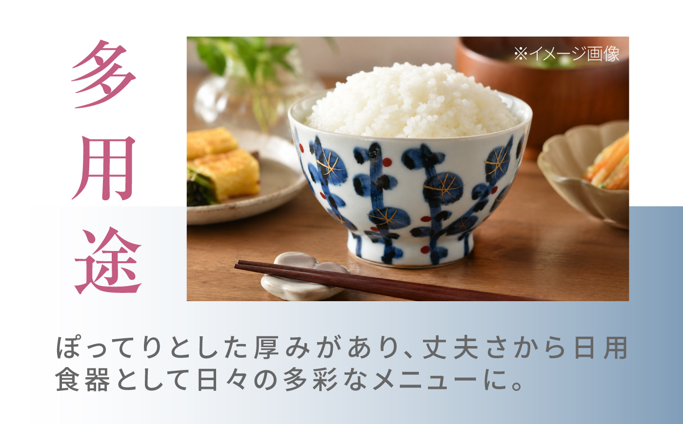 砥部焼 お茶碗（大）梅林 / 砥部焼  お茶碗 茶碗 ご飯茶碗 ちゃわん 食器 器 焼き物 焼物 手作り 梅林 ギフト プレゼント / 愛媛県砥部町/ 西岡工房 [BJCV001]