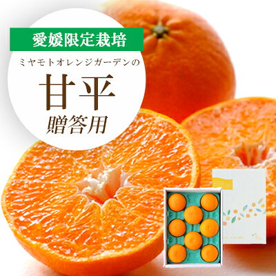 【ふるさと納税】【先行受付】愛媛限定栽培柑橘 甘平(かんぺい) ギフトボックス(のし あり/なし)_ みかん ミカン 甘平 かんぺい 秀品 愛媛限定栽培品種 希少品 プレミアム 柑橘 箱入り 贈答 ギフト 贈り物 愛媛県 八幡浜市 【G1360088】 YWTAP050