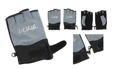 東かがわ市からお届けする【アウトドア・メンズ手袋】White-SS07 ミント