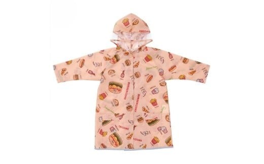 
            レインコート キッズ  ＜バーガーコンクス BURGER CONX＞ 男の子 女の子 リュック 対応 110 120 かわいい カッパ 雨合羽 防水 スケーター〈skater〉 奈良県 奈良市 なら 7-223
          