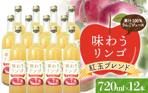
                  味わうりんご 紅玉ブレンド 12本セット 【荒谷商店】 リンゴジュース ジュース 100% 青森りんご リンゴ 林檎 果物 くだもの 青森県 南部町 F21U-680
                