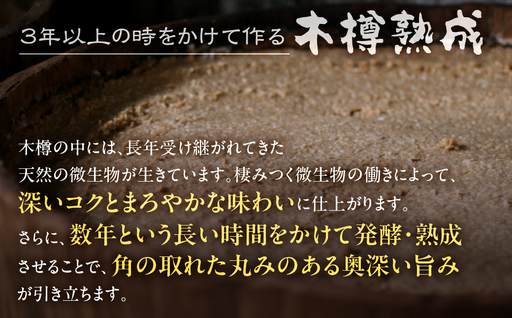 味噌 黒てん味噌 はと粒味噌 セット 600g 味噌 黒豆みそ はと粒 はところし 木樽仕込み 3年以上熟成 300g×2 ひだかみ 黒大豆