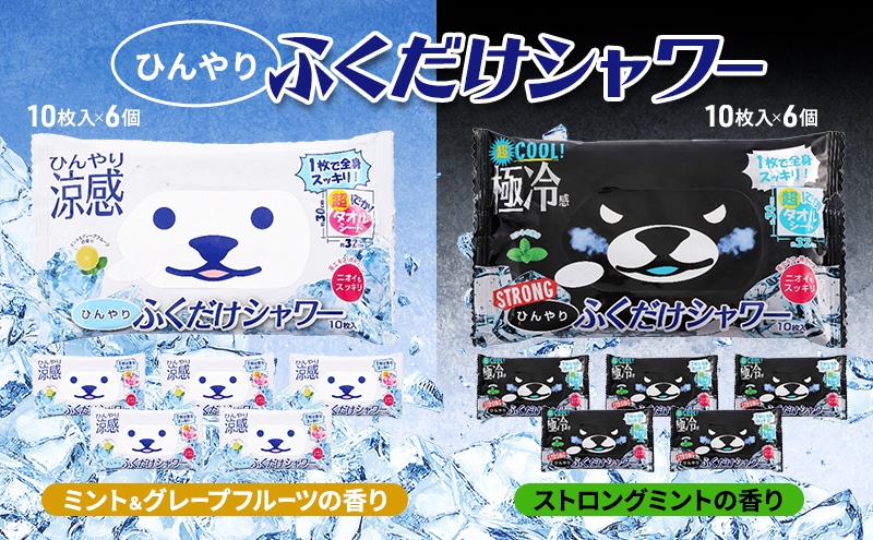 
                  ひんやりふくだけシャワー＆ひんやりふくだけシャワーストロング12個セット 夏 暑さ対策 冷感 爽快感 冷涼感 汗臭 加齢臭 消臭 除菌効果 冷感シート ミント 節電 節電対策 東京都 墨田区[№5619-2509]
                