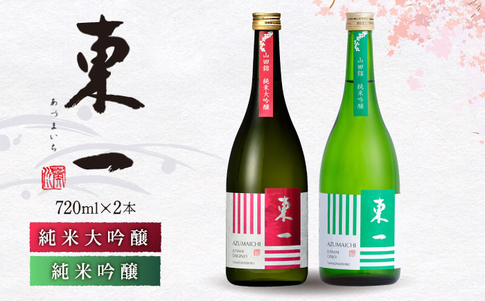 東一 純米大吟醸・純米吟醸 720ml 2本 / 日本酒 酒 お酒 地酒 酒蔵 飲み比べ 【嬉野酒店】 [NBQ020]