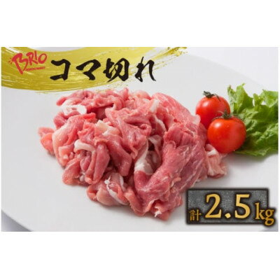 【ふるさと納税】「あいぽーく」コマ切れ500g×5【配送不可地域：離島】【1498449】