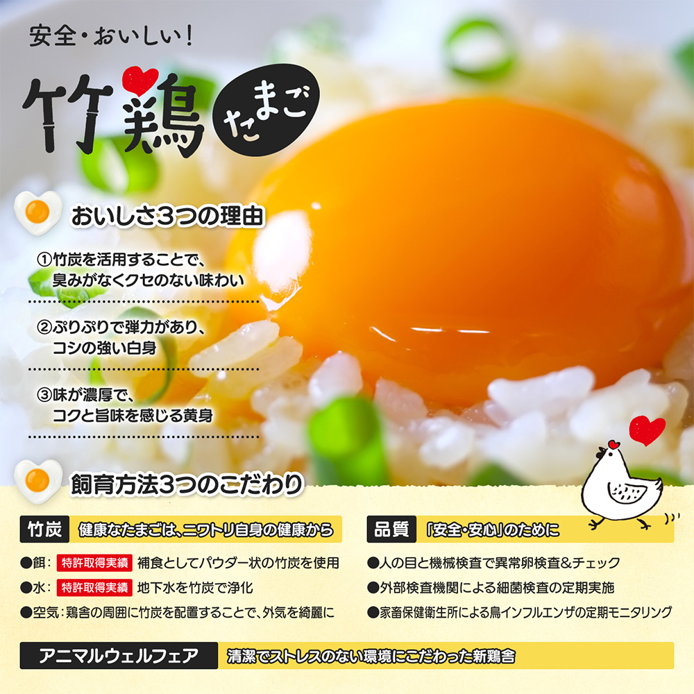 【選べる単品or定期便】＜白石蔵王育ち＞「竹鶏たまご」30個（保証5個含む）【17153】 定期便(3回配送)