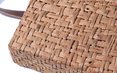 【雫石民芸社】天然ぶどう皮細工・ショルダーバック／葡萄皮 かばん 肩掛け 雫石町