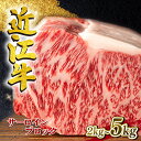 【ふるさと納税】 近江牛 サーロイン ブロック 2kg ~ 5kg A4 ~ A5 ランク 毛利志満 ( 近江牛 ブランド和牛 近江牛 牛肉 近江牛 ステーキ 国産 近江牛 人気 近江牛 神戸牛 松阪牛 に並ぶ 日本三大和牛 ふるさと納税 )