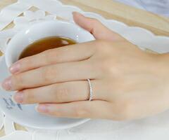 フルエタニティリング 天然ダイヤモンド 0.3ct以上【プラチナ950】r-95（KRP）G95-1410