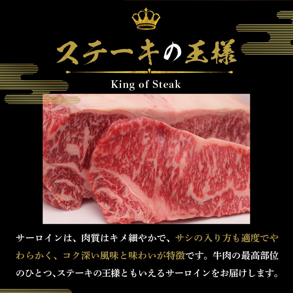 牛肉 ステーキ サーロイン 【上州牛】 750g 群馬 県 千代田町 ch003-030a001