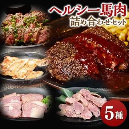 馬肉特急「ヘルシー馬肉詰め合わせセット」_肉 馬肉  うま 桜肉_【配送不可地域：離島】【1567351】