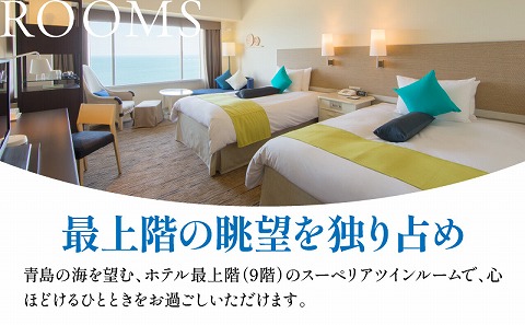 1泊朝食付き ペア宿泊券(スーペリアツインルーム) 宮崎 旅行 九州