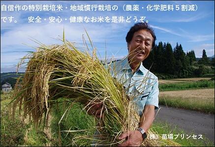 魚沼産こがねもち　精米2kg　特別栽培米　農薬化学肥料５割減