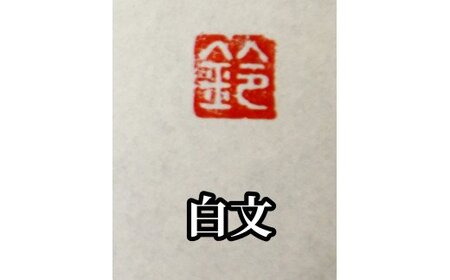 手紙やはがきや名刺に捺す一文字落款印（ケースなし）[5839-1521] 白文