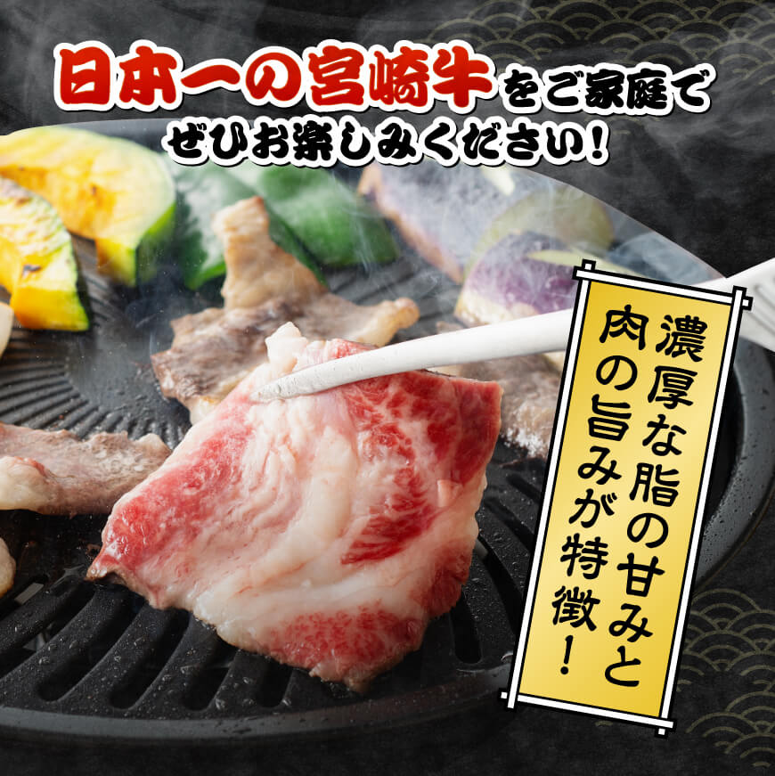 【令和7年11月発送】【訳あり】 宮崎牛 カルビ（ バラ ） 焼肉 1kg 【 肉 牛肉 焼肉 BBQ 焼き肉 焼くだけ おかず 簡単調理 】[E11138r711] 【令和7年11月発送】