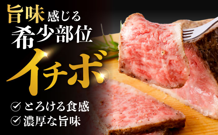 【6回定期便】【贅沢食べ比べセット！】長崎和牛 A5 ローストビーフ 希少部位イチボ(400g)・モモ(300g) / 牛肉 国産 ろーすとびーふ ブロック いちぼ 赤身 もも / 諫早市 / 野中精