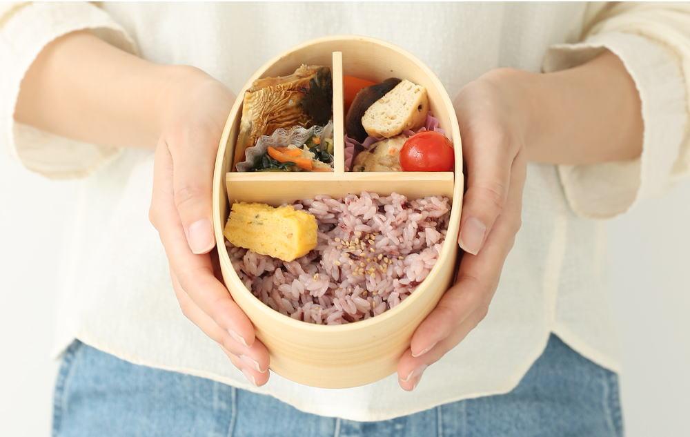 紀州漆器 曲げわっぱ まげわっぱ 弁当箱 上杉謙信 ［YS98］