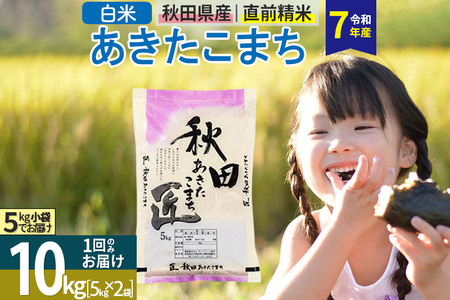 【白米】＜令和7年産＞ 秋田県産 あきたこまち 10kg (5kg×2袋) 10キロ お米 匠