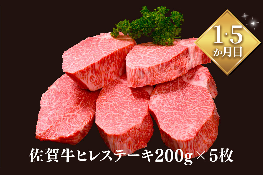 【レビューキャンペーン】【年末・数量限定 最短10日営業日以内発送】【5か月連続定期便】極上佐賀牛ヒレ・ロース堪能コース【割下 佐賀牛 ロース 霜降り 堪能 贅沢 肉 和牛 黒毛和牛 上品 甘み ヒレ