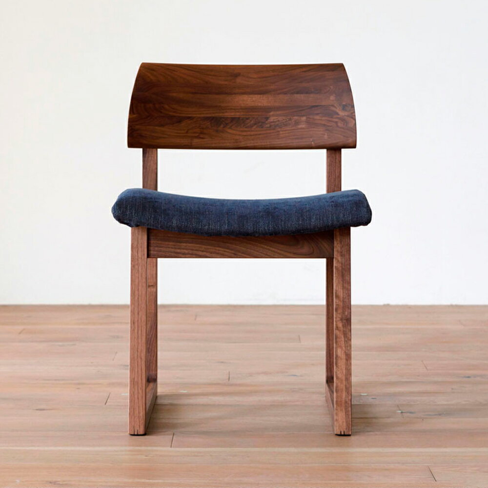 【ふるさと納税】ELEVATO Side Chair ファブリック W48×D53.5×H71×SH42cm ウォールナット材/オーク材 選べる材質 リビング ダイニングチェア チェア 椅子 受注生産 家具 インテリア 柳川市 送料無料
