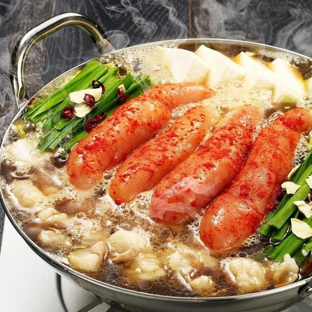 
            【ご家庭用】博多明太もつ鍋（醤油味）3人前
          