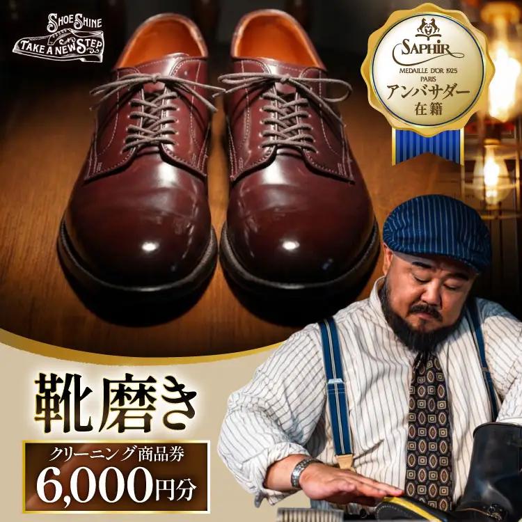 靴磨き クリーニング 6000円分 [靴磨屋T.A.N.S. 愛知県 江南市 ko23btu740001]