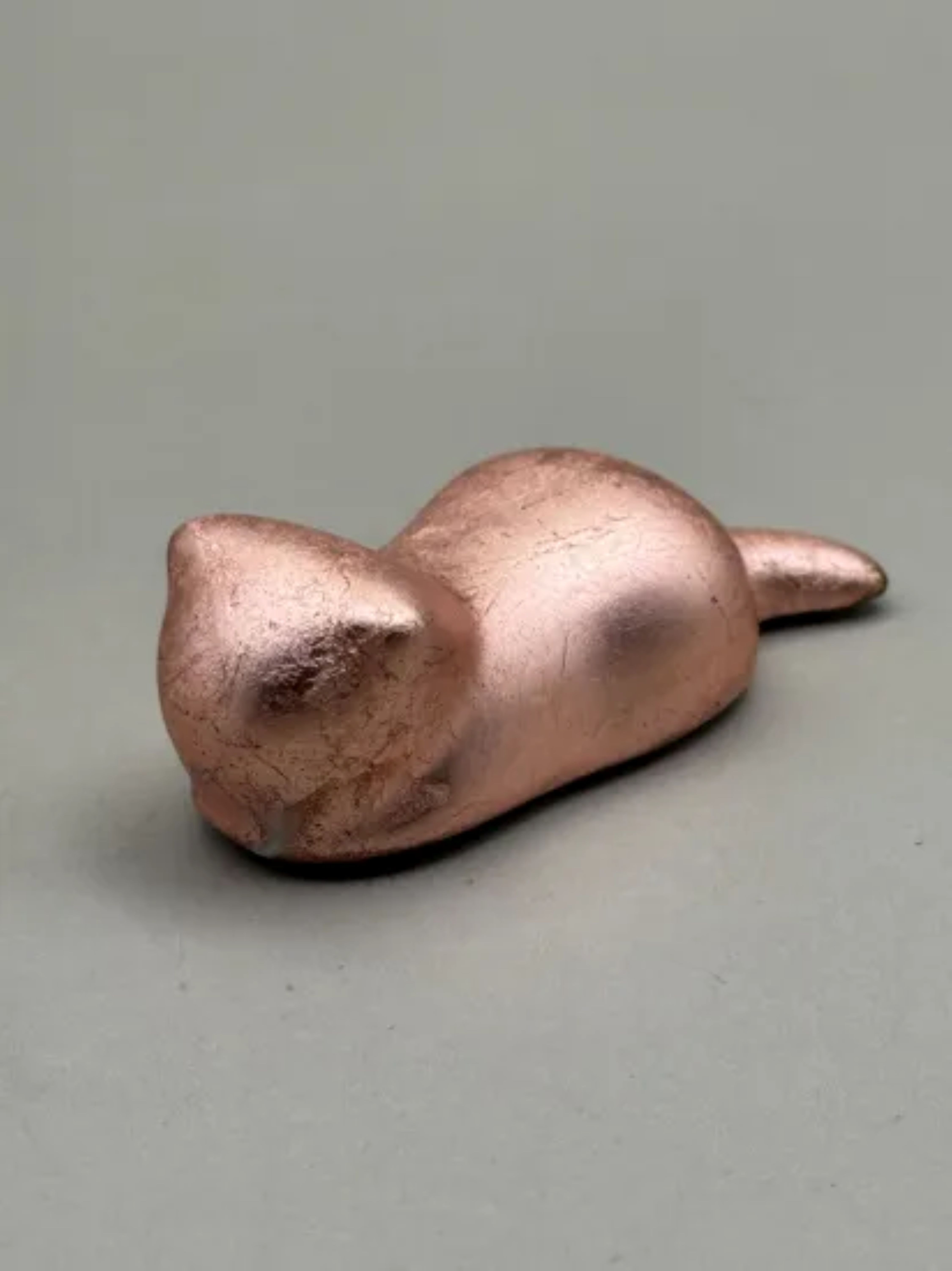 箸置き 猫 箔貼り銅［NF236］ 303446_CU90089VC04
