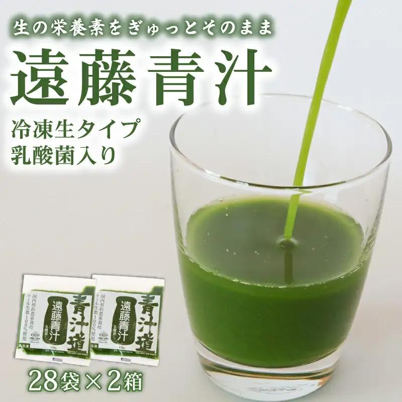 【冷凍】【生】遠藤青汁2箱 国産ケール100% AO039