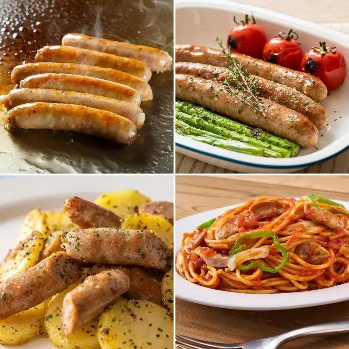 四元豚 生ウインナー 450g 6本入り×3P GIFTON お歳暮 お中元 ギフト プレゼント 母の日 父の日 誕生日 お祝い 卒業祝い 入学祝い バーベキュー BBQ 焼肉 ファミリー パーティー