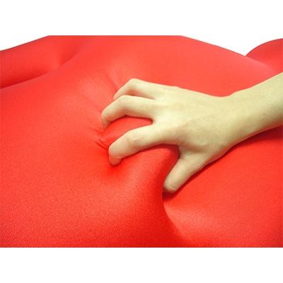 ふるさと納税 泉大津市 日本製　ナノビーズ　抱き枕　ジュゴン型　レッド |  | 02